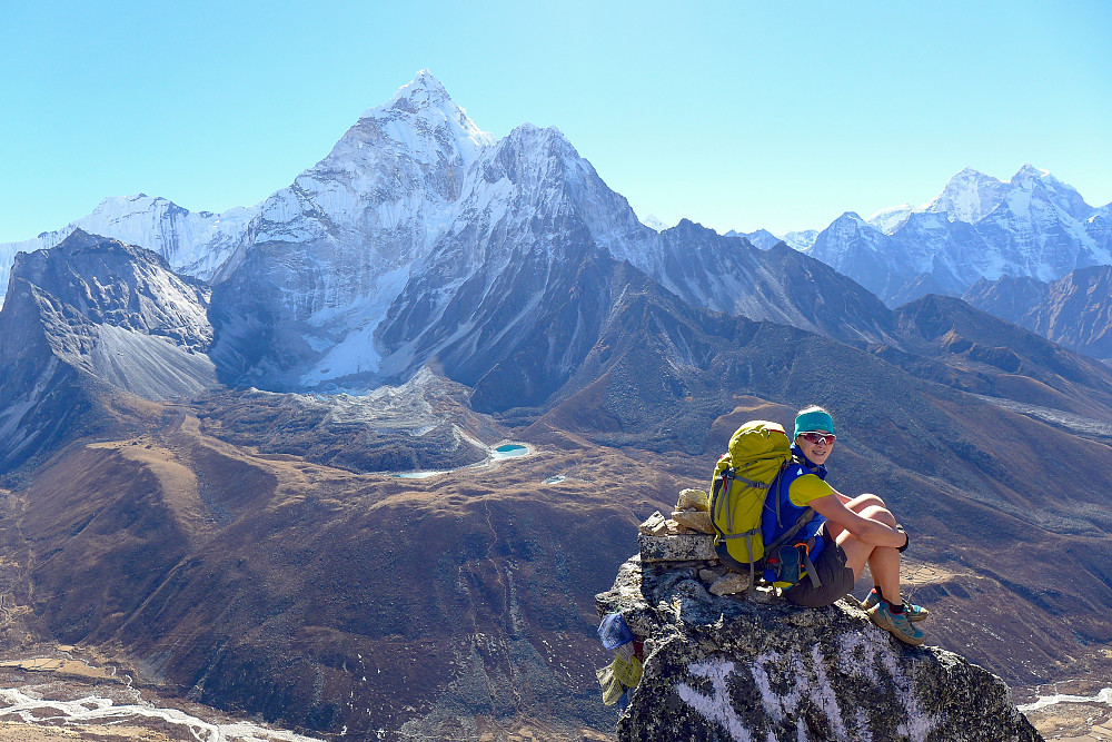 Me with Ama Dablam behind!