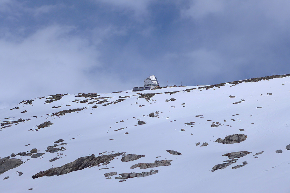 The new Monte Rosa hut (opened in 2009)