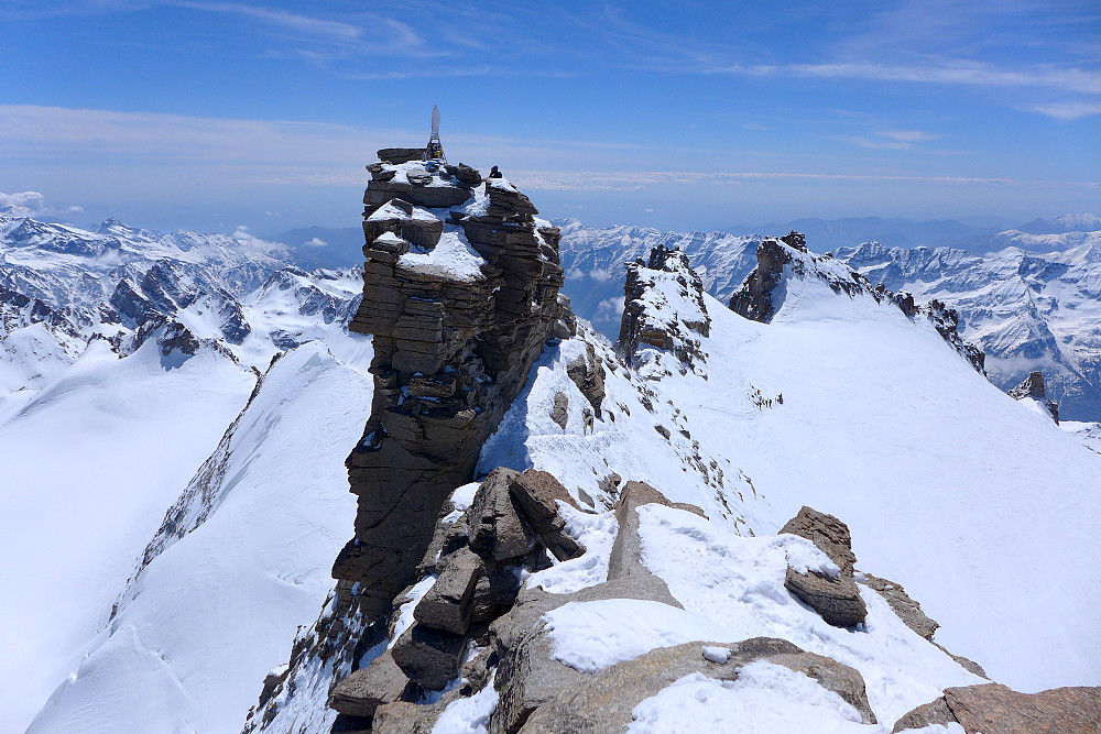 View of the Madonna summit from the highest point #2