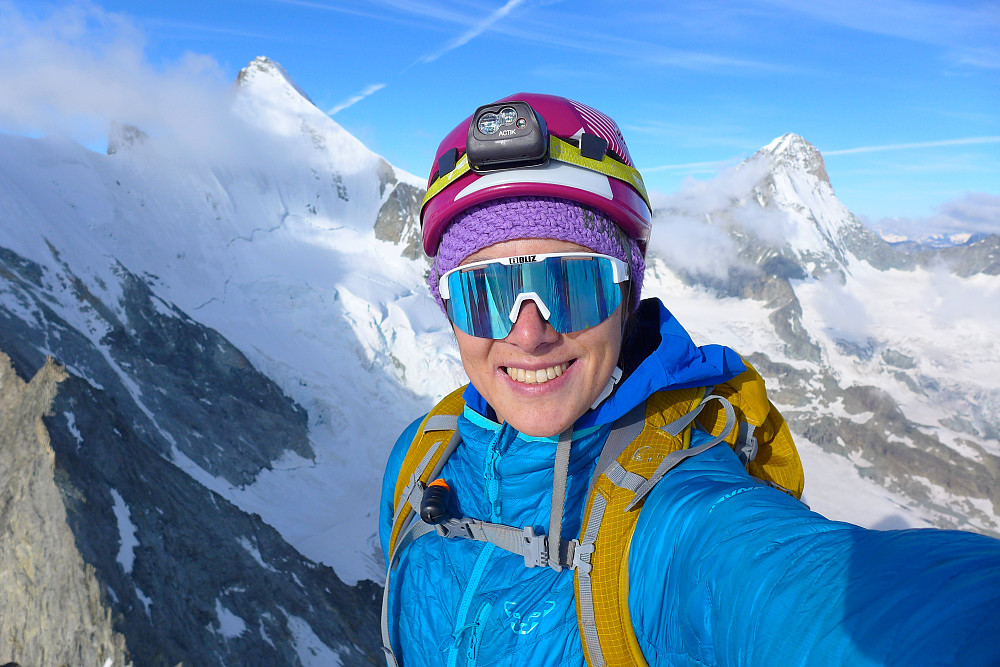 Selfie with the magnificent Ober Gabelhorn