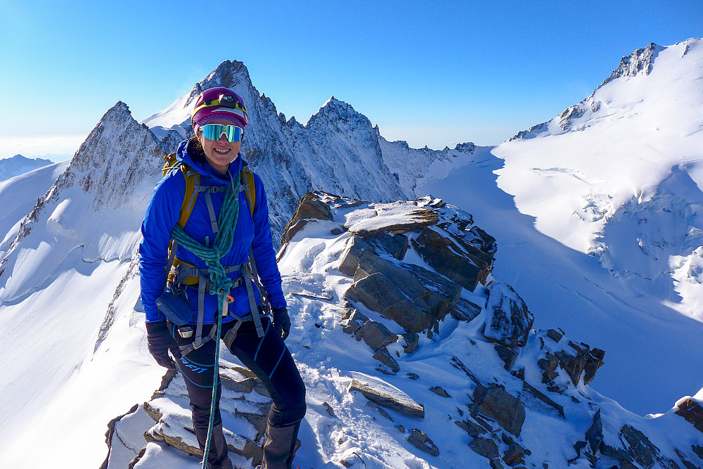 At the top of the Hohberghorn