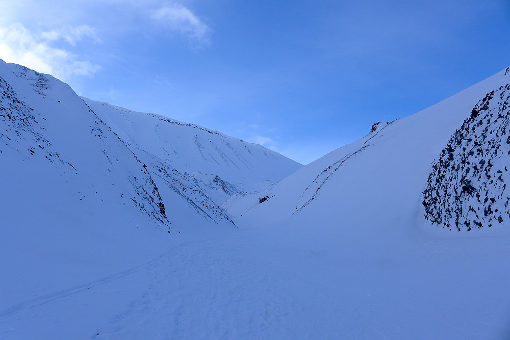 På tur opp til Larsbreen
