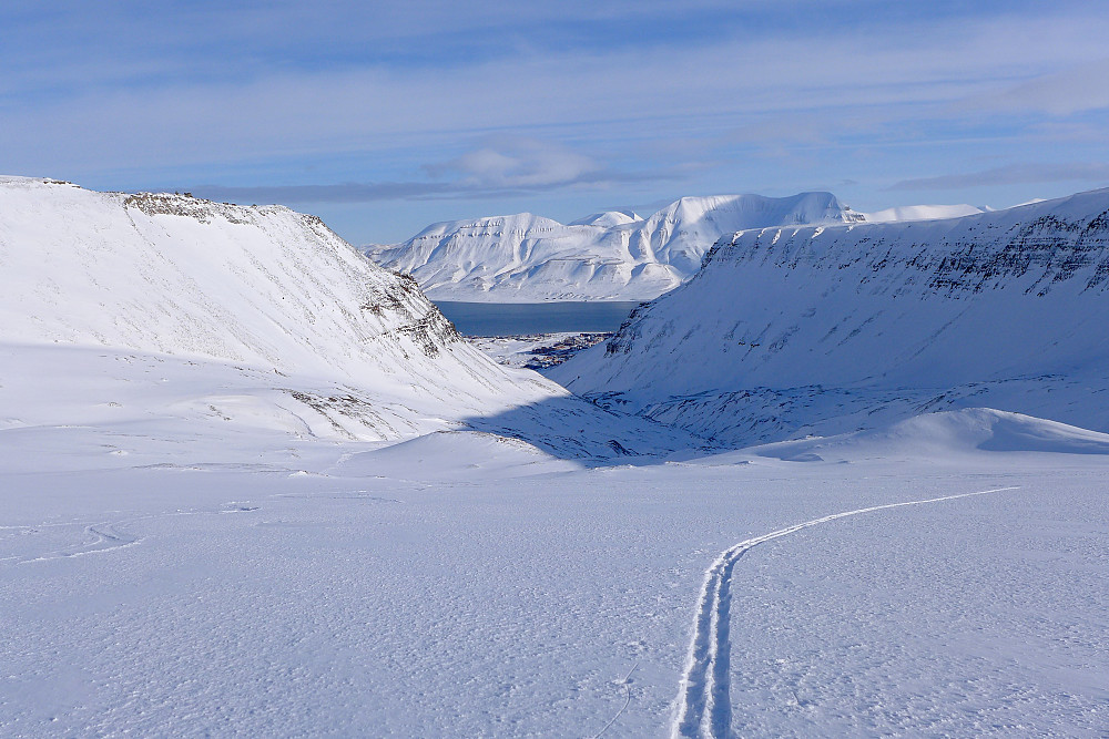 Nydelig føre på breen