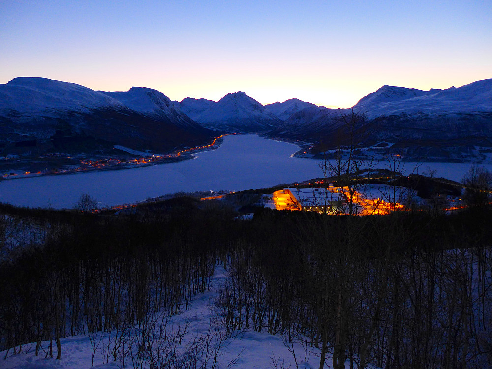 Vanlig utsikt over Ramfjord