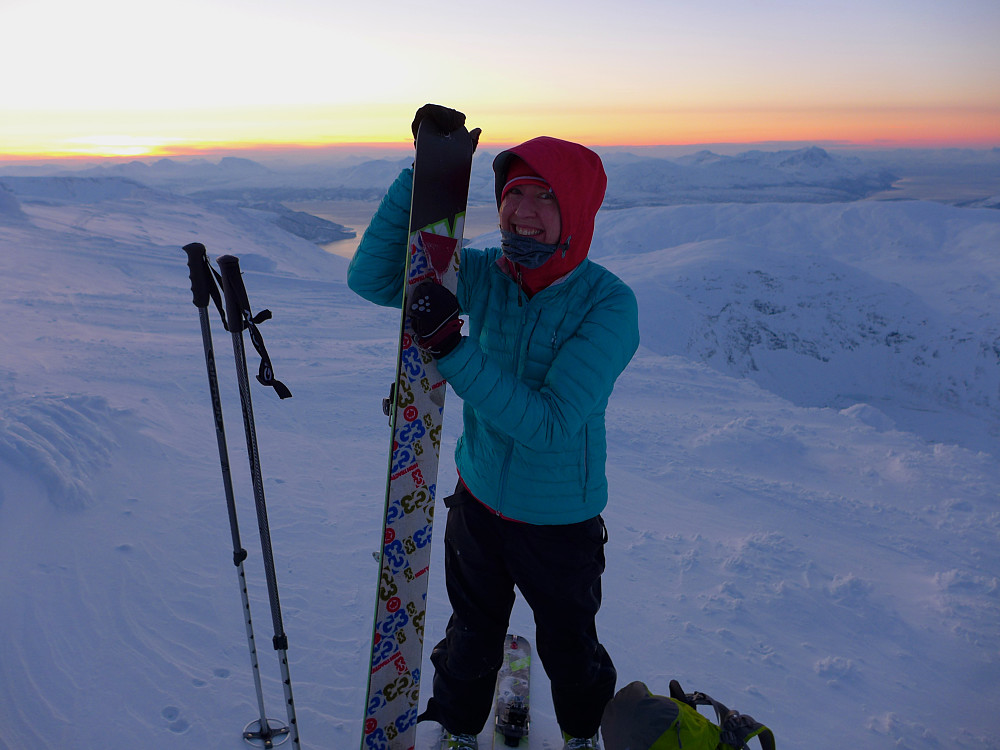 Johanna på toppen