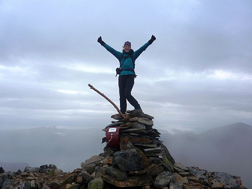 A necessary summit shot of me trying to look as though we'd just conquered something massive.....even if it wasn't true!
