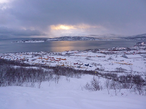 Et glimt av lys over fastlandet