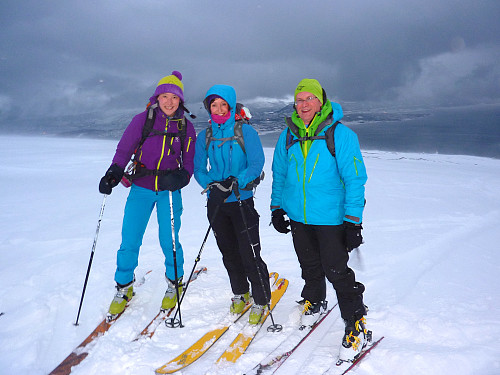 Fornøyd (men litt kald) gjeng på Finnlandsfjellet :D