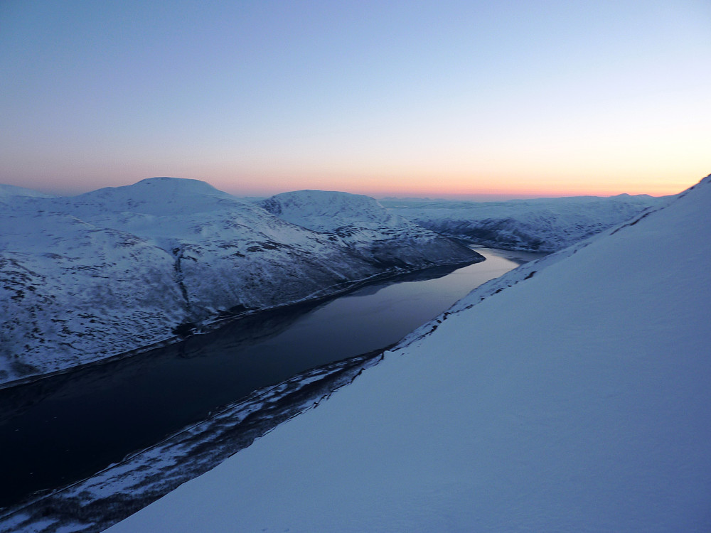 Solnedgang over Nordfjorden