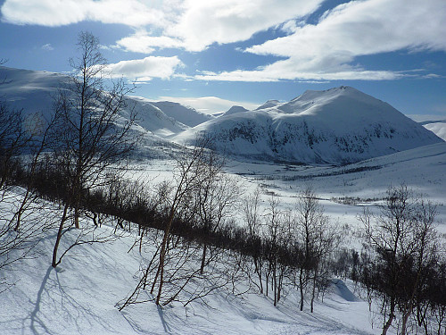 Utsikten mot Durmålstinden