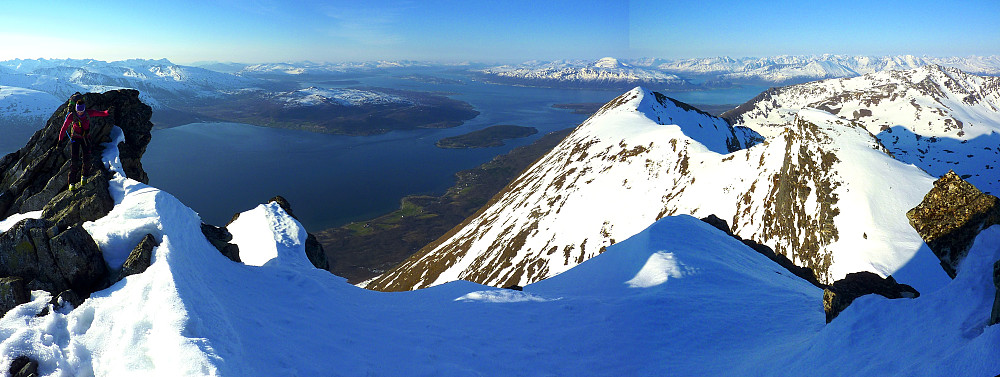 Panorama mot Tromsøya