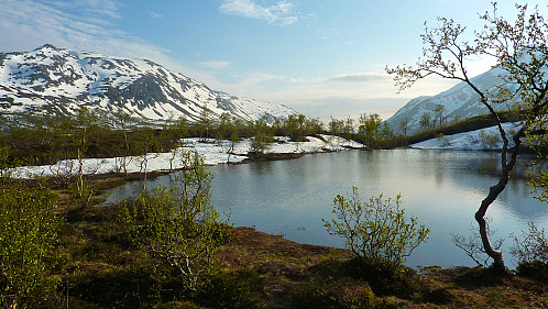 Et vatn på veien ned til Kattfjord