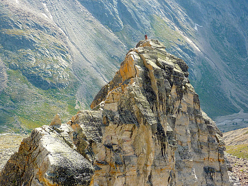 Other climbers behind us