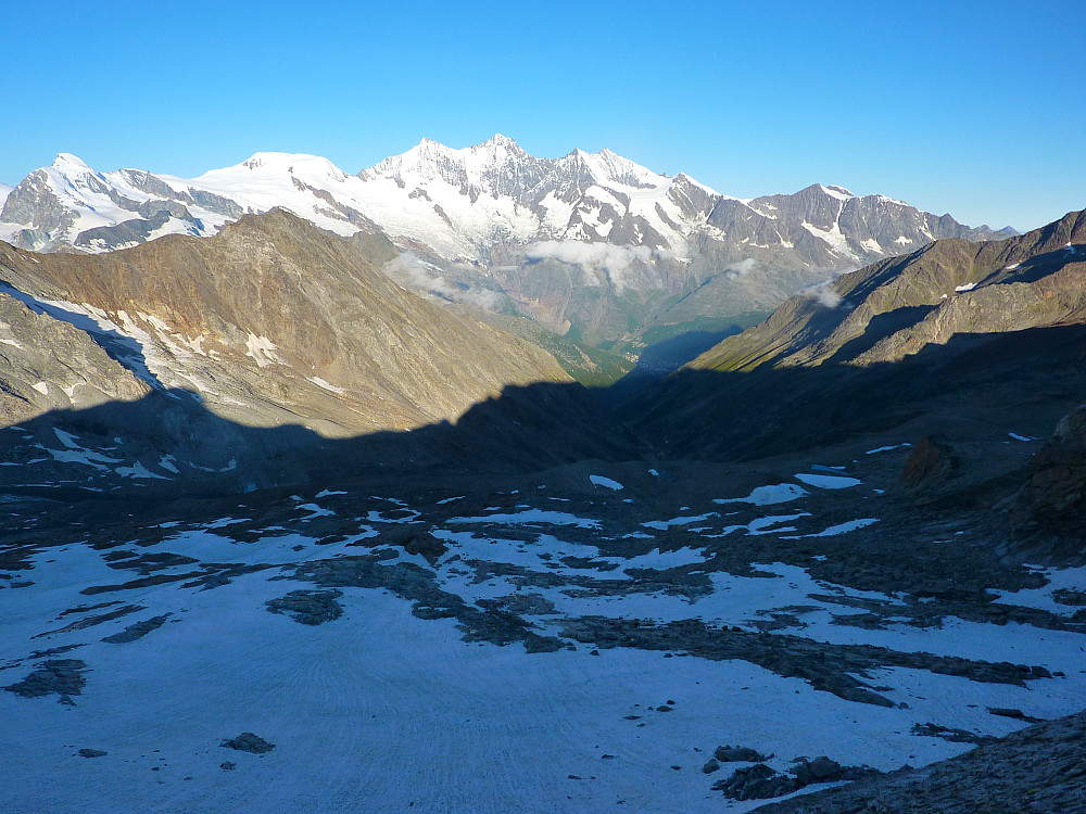 View towards the Saas valley