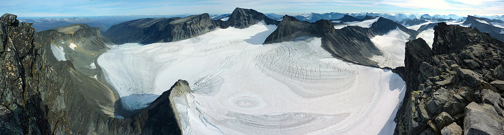 Panorama på Skardstinden