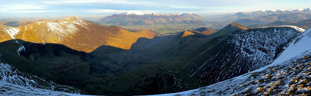 Panorama from the top of Crag Hill