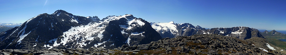 Panorama fra toppen