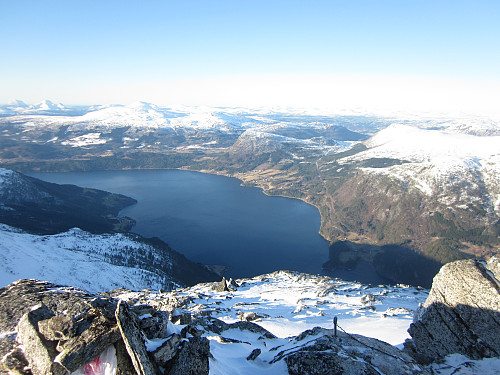 Flott utsikt fra Rambjøra mot Todalsfjorden