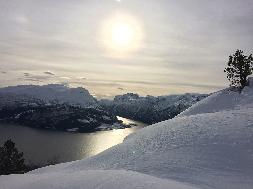 Nydelig skue inn Hyefjorden
