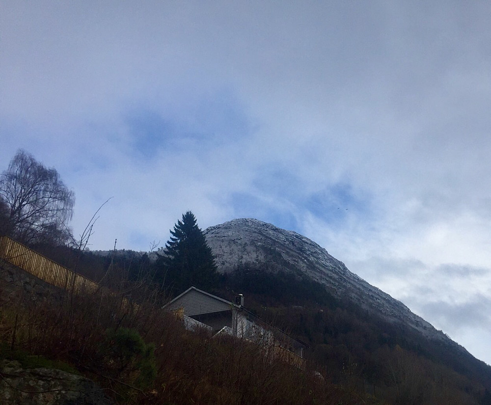 Kan skimte to ørner mot Lotsbergnibba om du legger godviljen til :-)
