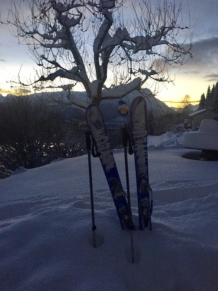 Ski in og ski out :-) :-)