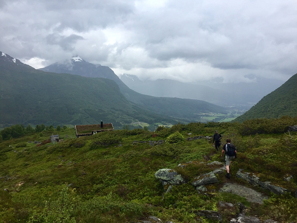 Returen ned til Fram Fjørstad igjen. Her nok engang ved Heimfjørstadsætre