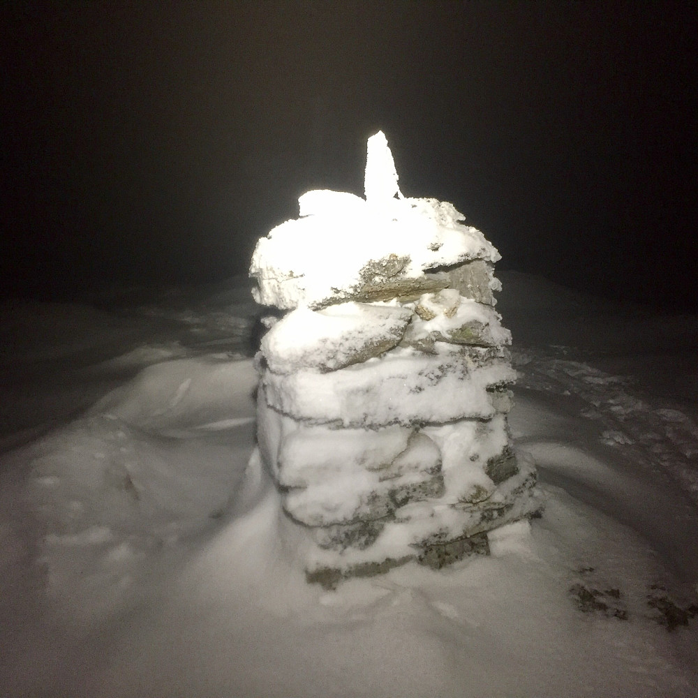 Lite snø på toppen som vanlig