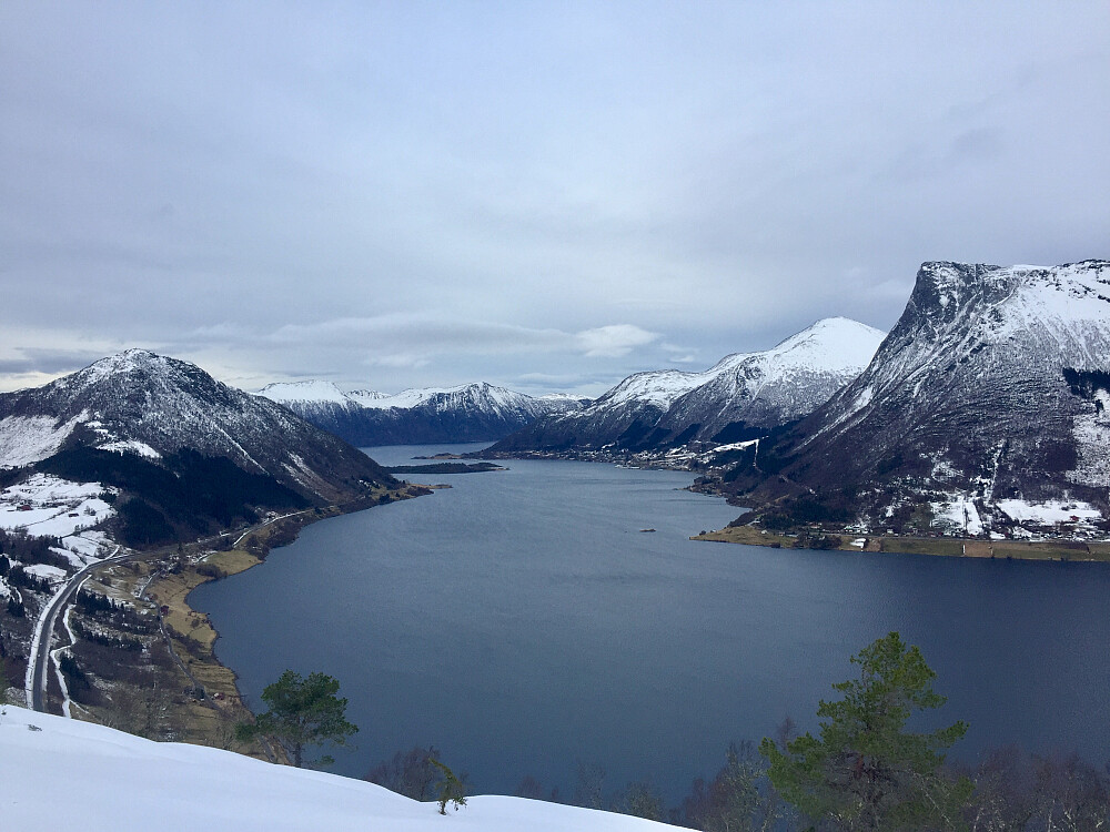Liafalsnipa  og Ørstafjorden