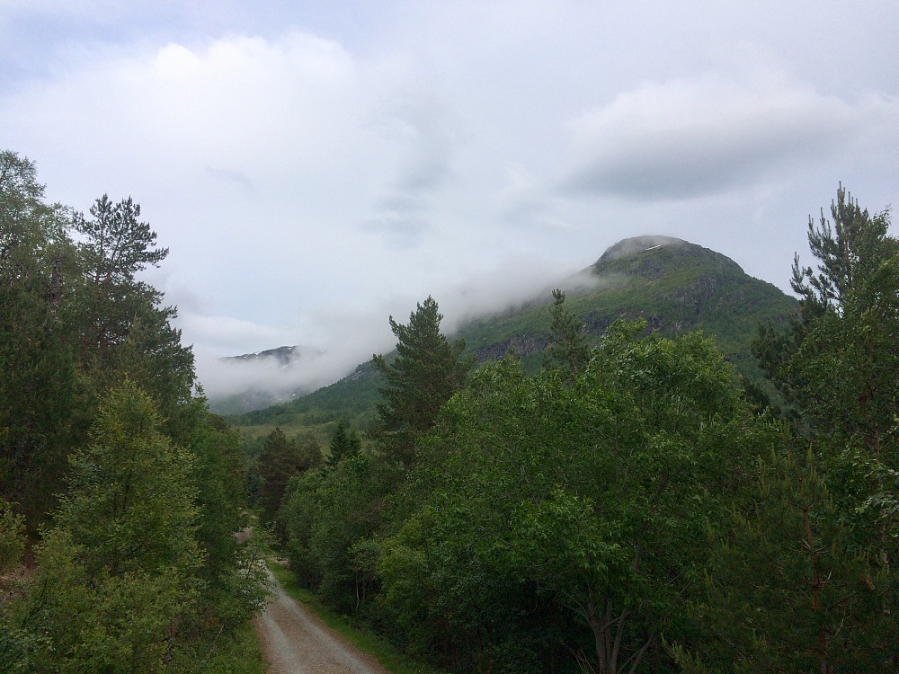 Den kalde skodda kommer veltende inn med den kalde vinden fra nord