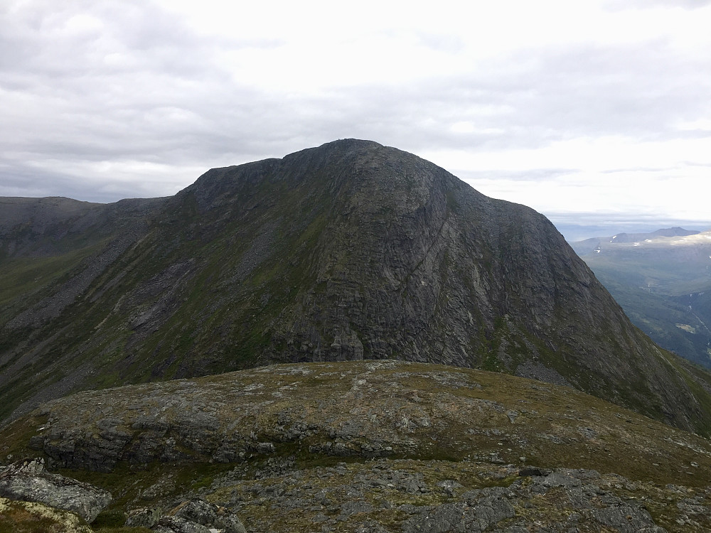 Mot Breidfjellet fra Sultinden
