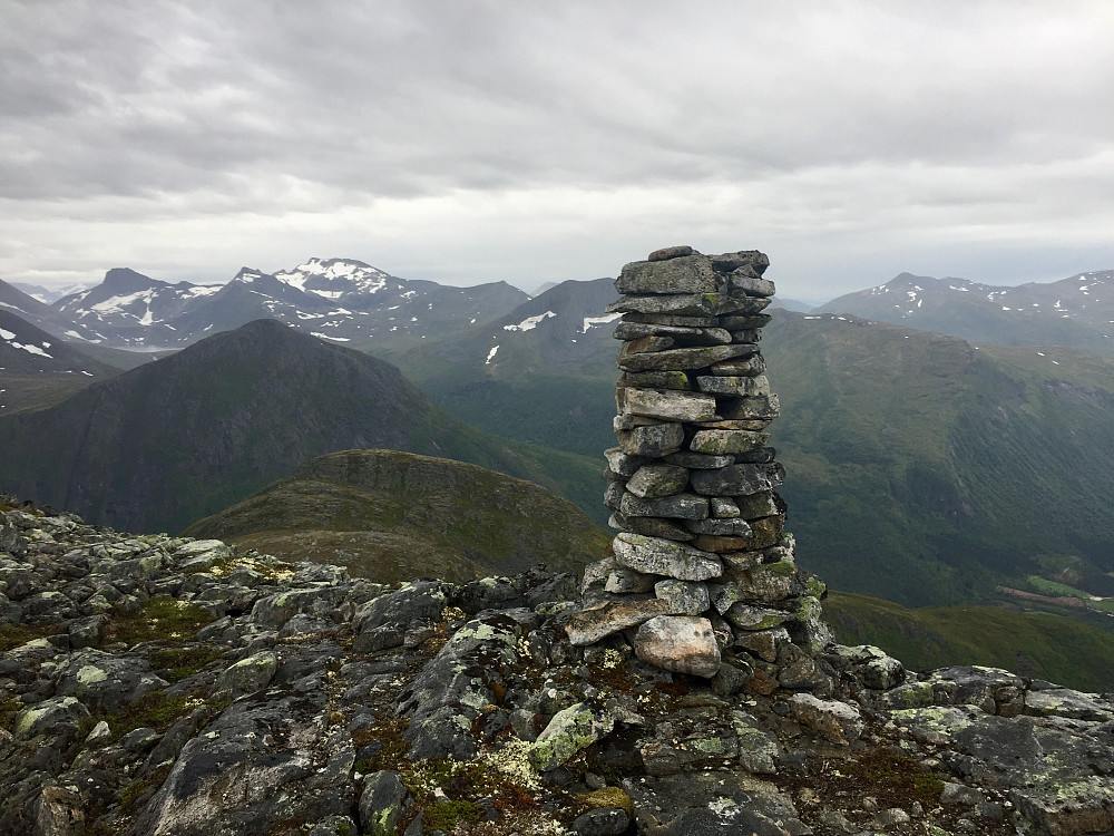 Fra Breidfjellet, no var det temmelig grått rundt omkring!