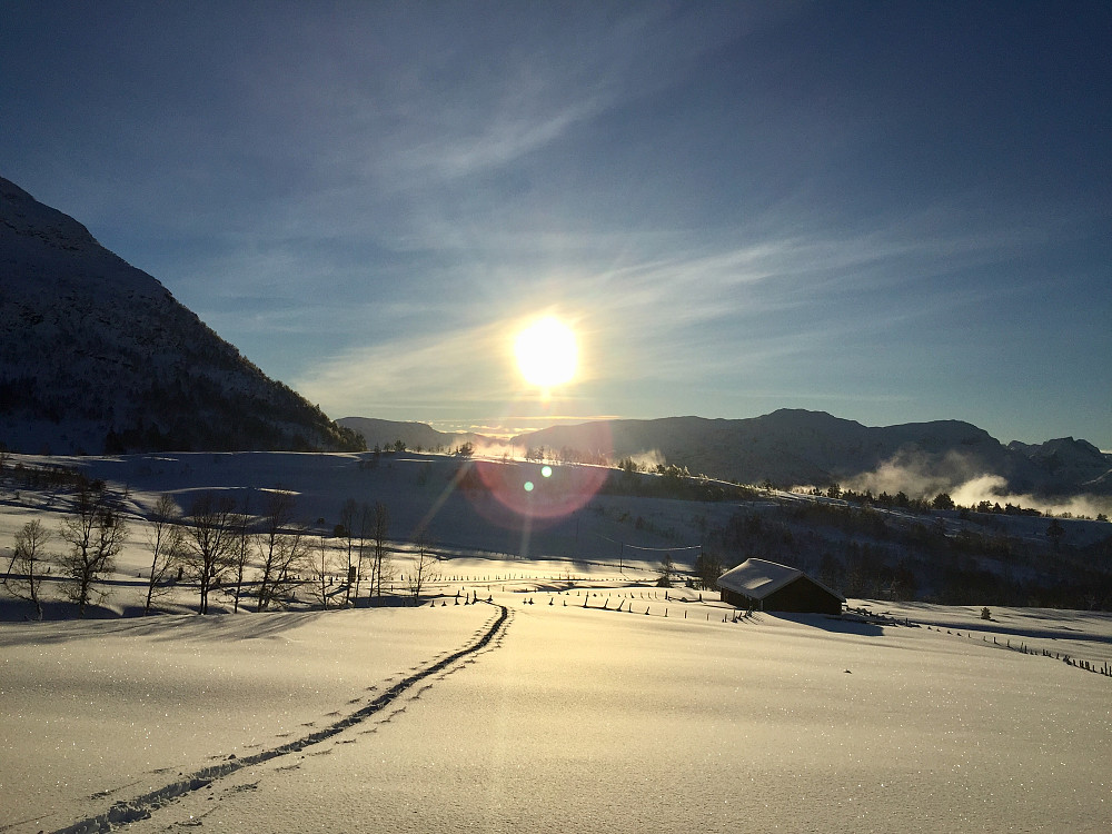 Fantastisk søndag og for en herrrlig snø !!