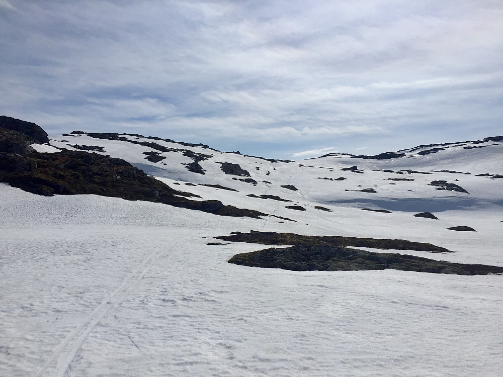 Fin snø ned fra Svartegga 1047 og flotte forhold for fjellski