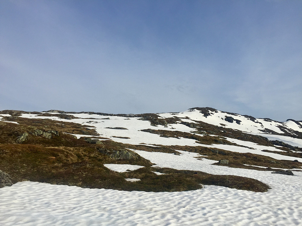 Enda mulig å finne vedvarende snøfelt ned ryggen