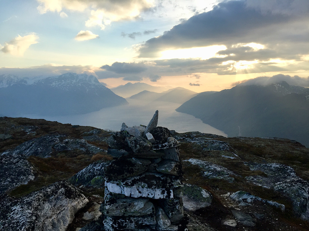 Flott solnedgang