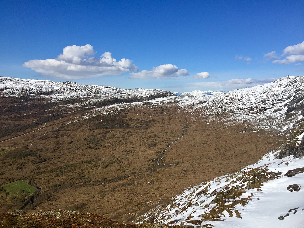 Lite snø igjen i Lotsbergdalen 