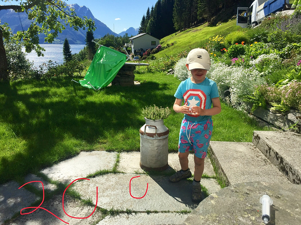 Endelig deilig temperatur igjen og mulighet for mye vannleik