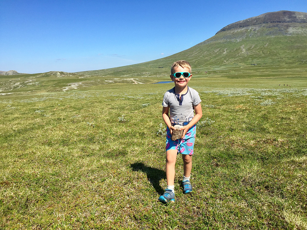 Vi tar av fra stien i retning Neklumpen