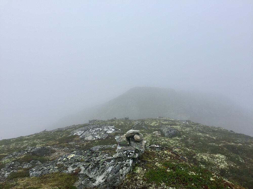 Skodde på Austre Lotsbergnibba