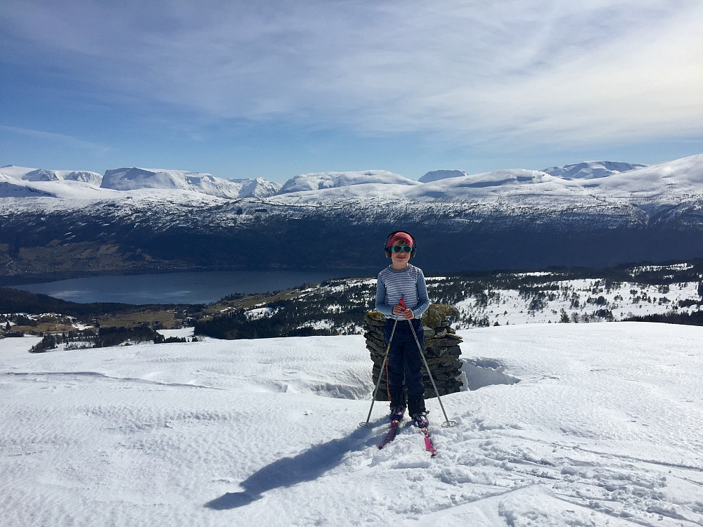 Høgste punkt på ruta , ca 810 moh