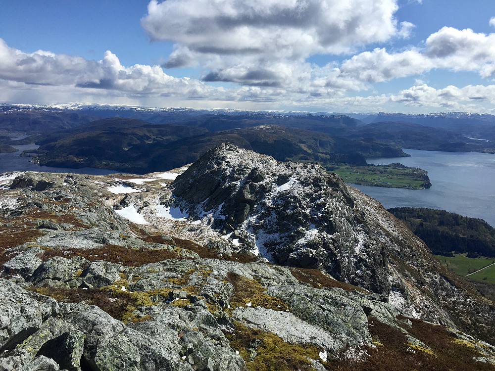 Fra Blåfjellssåta mot sørtoppen, en artig liten sak