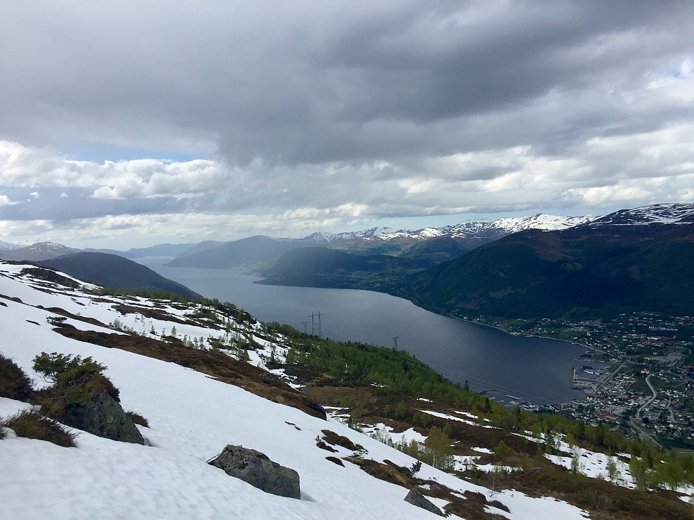Snø fra Skibenessætra