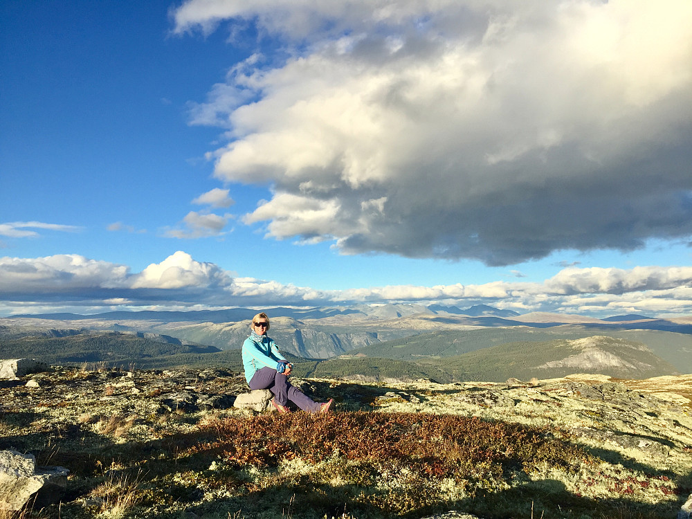 Flott utsikt mot Rondane
