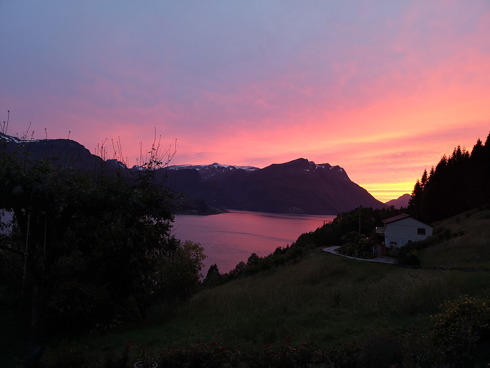 Nydelig kveld på Lotsberg 