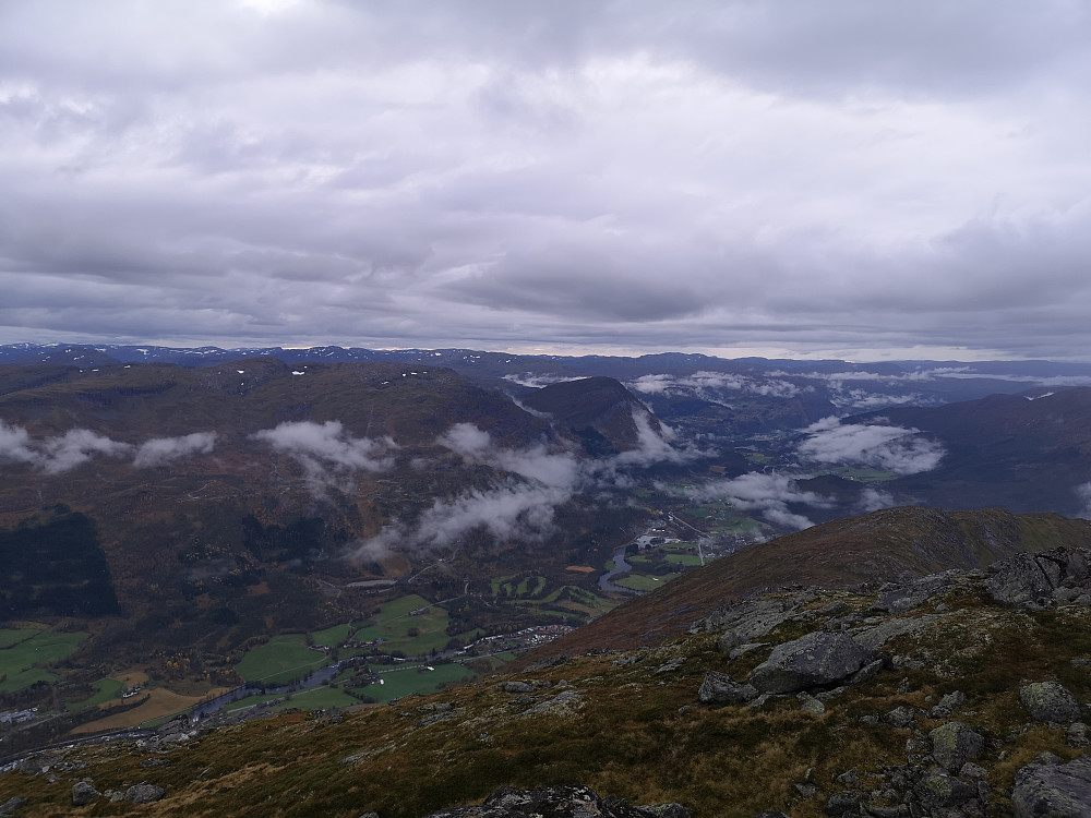 Litt grått på formiddagen på Tindefjellet 