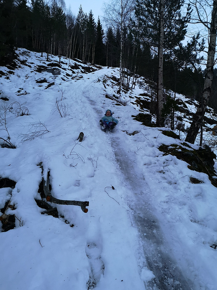 litt vått, men det gjør ingenting for en akehelt!