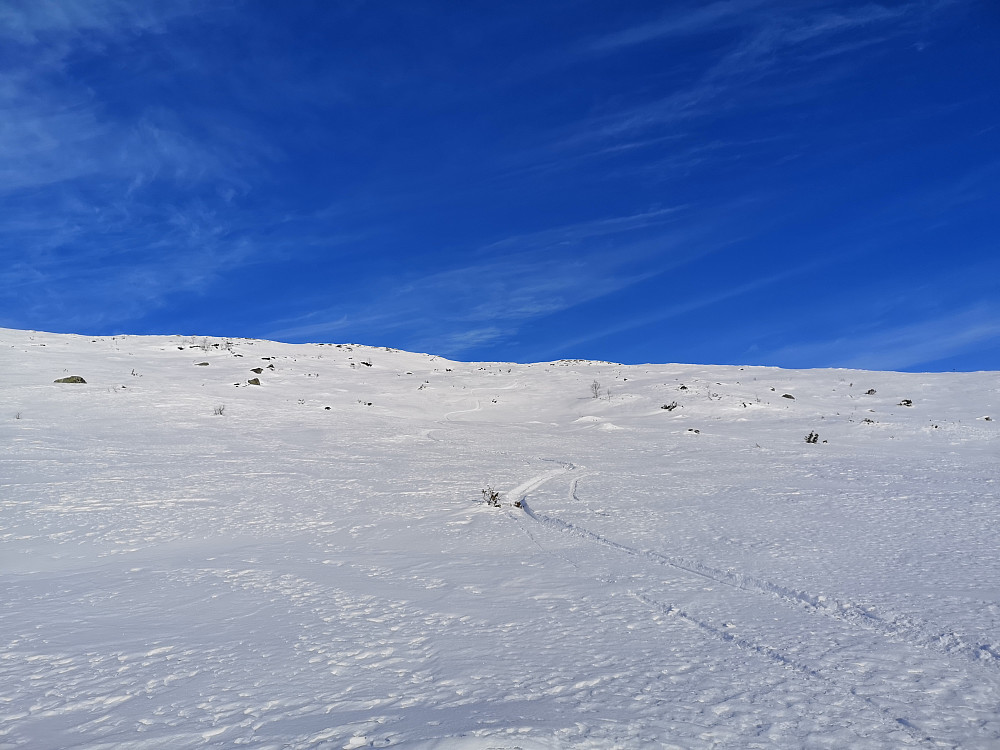 Fin nedkjøring videre ned i Lotsbergdalen