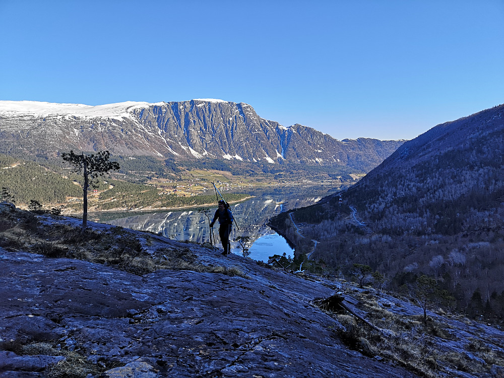 Kjølig men flott på oppgangen fra Åskåra