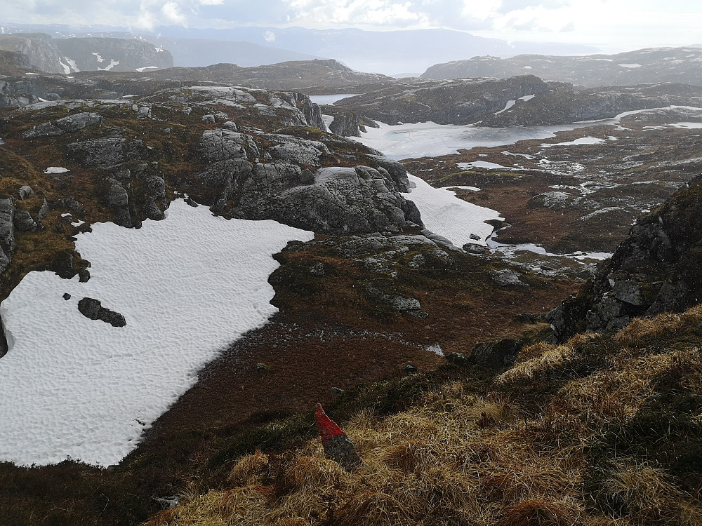 Ruta fra Blåfjellet mot Robba