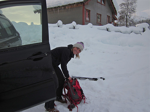 Avgang fra Ålandsleite, gleder oss til å komme igang